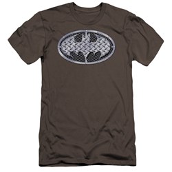 Batman - Mens Steel Mesh Shield Premium Slim Fit T-Shirt