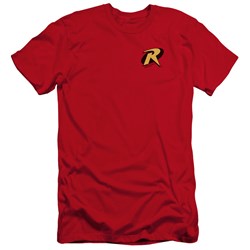 Batman - Mens Robin Logo Premium Slim Fit T-Shirt