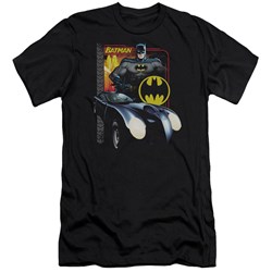 Batman - Mens Bat Racing Premium Slim Fit T-Shirt