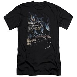 Batman - Mens Perched Premium Slim Fit T-Shirt