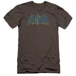 Batman - Mens Sketch Logo Premium Slim Fit T-Shirt
