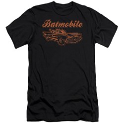 Batman - Mens Batmobile Premium Slim Fit T-Shirt