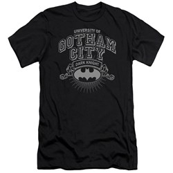 Batman - Mens University Of Gotham Premium Slim Fit T-Shirt
