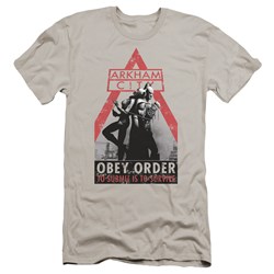 Arkham City - Mens Obey Order Premium Slim Fit T-Shirt