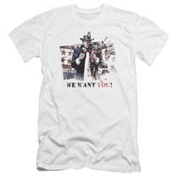 Arkham City - Mens We Want You Premium Slim Fit T-Shirt