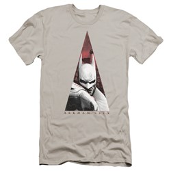 Arkham City - Mens Bat Triangle Premium Slim Fit T-Shirt