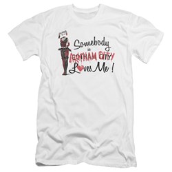 Arkham City - Mens Somebody Loves Me Premium Slim Fit T-Shirt
