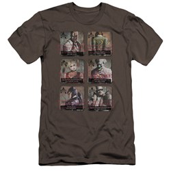Arkham City - Mens Arkham Lineup Premium Slim Fit T-Shirt