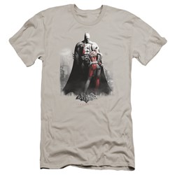 Arkham City - Mens Harley And Bats Premium Slim Fit T-Shirt