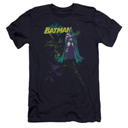 Batman - Mens Bat Spray Premium Slim Fit T-Shirt