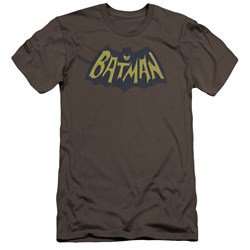 Batman - Mens Show Bat Logo Premium Slim Fit T-Shirt