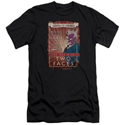 Batman - Mens Two Faces Premium Slim Fit T-Shirt