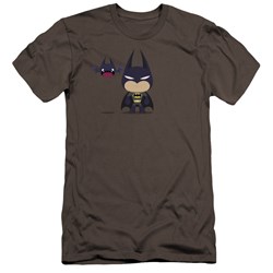Batman - Mens Cute Batman Premium Slim Fit T-Shirt