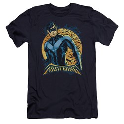 Batman - Mens Nightwing Moon Premium Slim Fit T-Shirt