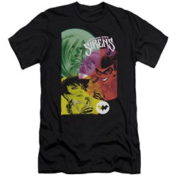 Batman - Mens Gotham Sirens Premium Slim Fit T-Shirt