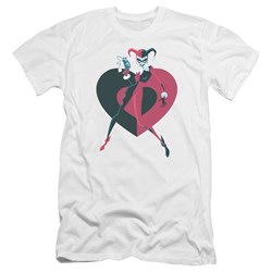 Batman - Mens Harely Heart Premium Slim Fit T-Shirt