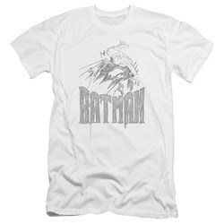 Batman - Mens Knight Sketch Premium Slim Fit T-Shirt