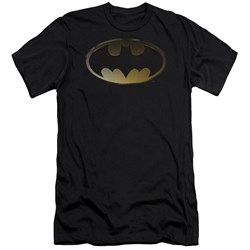 Batman - Mens Halftone Bat Premium Slim Fit T-Shirt