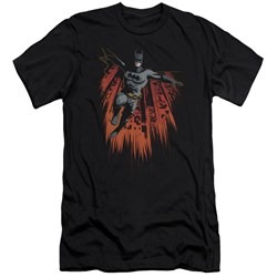 Batman - Mens Majestic Premium Slim Fit T-Shirt