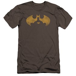 Batman - Mens Bat Symbol Knockout Premium Slim Fit T-Shirt