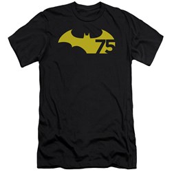 Batman - Mens 75 Logo 2 Premium Slim Fit T-Shirt