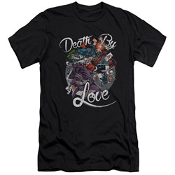 Batman - Mens Death By Love Premium Slim Fit T-Shirt