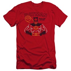 Batman - Mens Ready For Action Premium Slim Fit T-Shirt