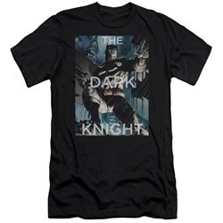 Batman - Mens Fighting The Storm Premium Slim Fit T-Shirt