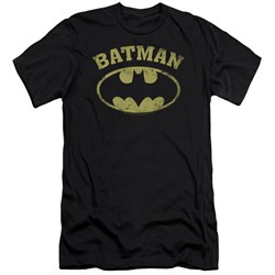 Batman - Mens Over Symbol Premium Slim Fit T-Shirt