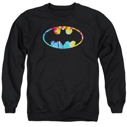 Batman - Mens Tie Dye Batman Logo Sweater