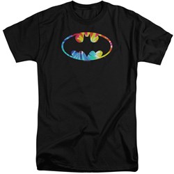 Batman - Mens Tie Dye Batman Logo Tall T-Shirt