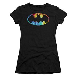 Batman - Juniors Tie Dye Batman Logo T-Shirt