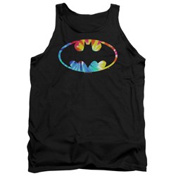 Batman - Mens Tie Dye Batman Logo Tank Top