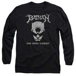Batman - Mens Black Metal Batman Long Sleeve T-Shirt