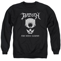 Batman - Mens Black Metal Batman Sweater