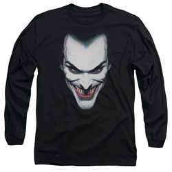 Batman - Mens Joker Portrait Long Sleeve T-Shirt