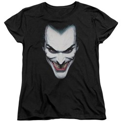 Batman - Womens Joker Portrait T-Shirt
