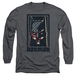 Batman - Mens American Batman Long Sleeve T-Shirt