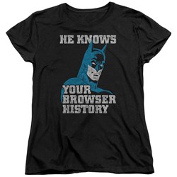 Batman - Womens Batman Knows T-Shirt