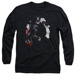 Batman - Mens Joker Harley Choke Long Sleeve T-Shirt