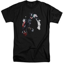 Batman - Mens Joker Harley Choke Tall T-Shirt