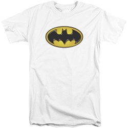 Batman - Mens Airbrush Bat Symbol Tall T-Shirt