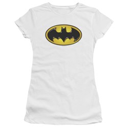 Batman - Juniors Airbrush Bat Symbol T-Shirt