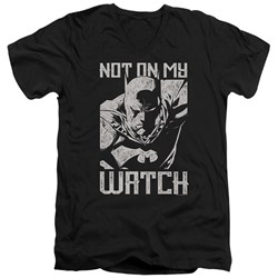 Batman - Mens Watch V-Neck T-Shirt