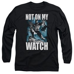 Batman - Mens Not On My Watch Long Sleeve T-Shirt