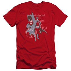 Batman - Mens Lean And Muscular Premium Slim Fit T-Shirt