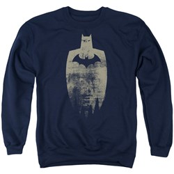 Batman - Mens Gold Silhouette Sweater