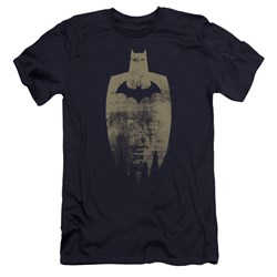 Batman - Mens Gold Silhouette Premium Slim Fit T-Shirt