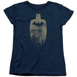 Batman - Womens Gold Silhouette T-Shirt