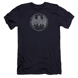 Batman - Mens Starry Night Shield Premium Slim Fit T-Shirt